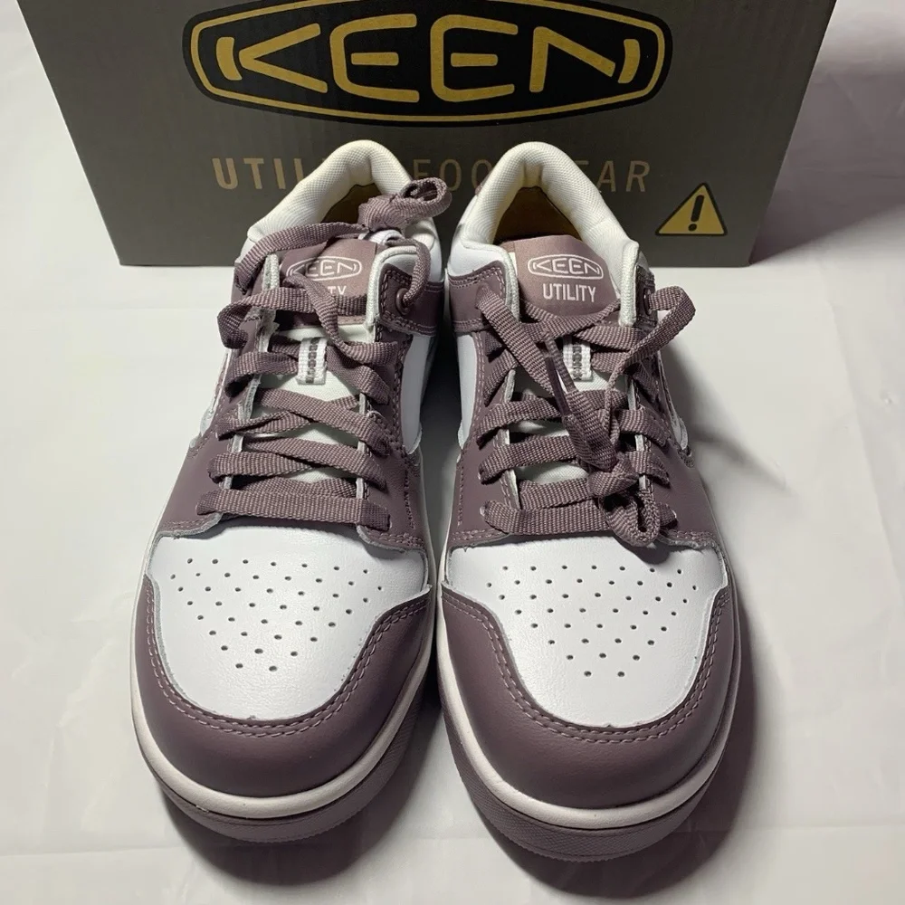 KEEN Utility Women’s Sz 7 Overton Work Sneakers Low Height Composite Toe Shoes